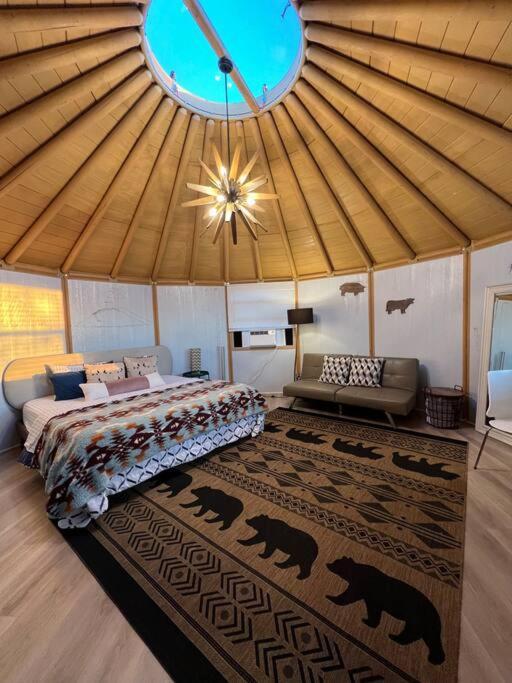 Glamping-Sky Dome Yurt-Tiny House-2 By Lavenders Field Villa Valley Center Exteriör bild